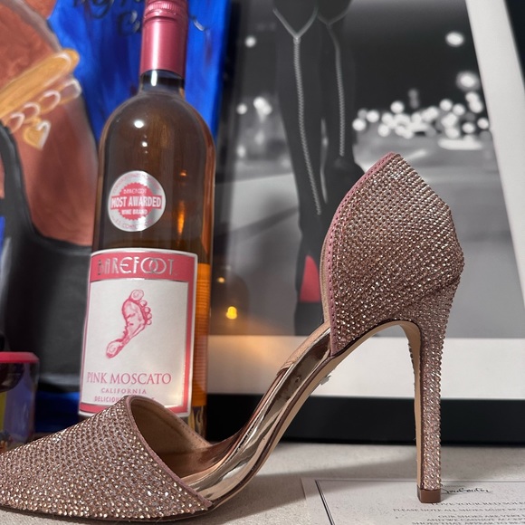 Rose Gold Heels Size 5.5 - Picture 1 of 7